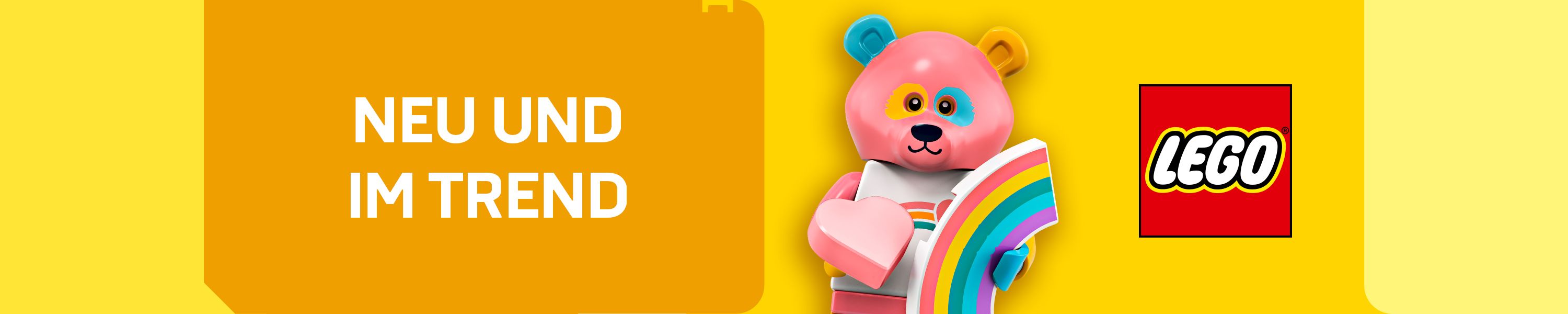 "Neu und im Trend" - LEGO Teddybär mit rosa Herzchen