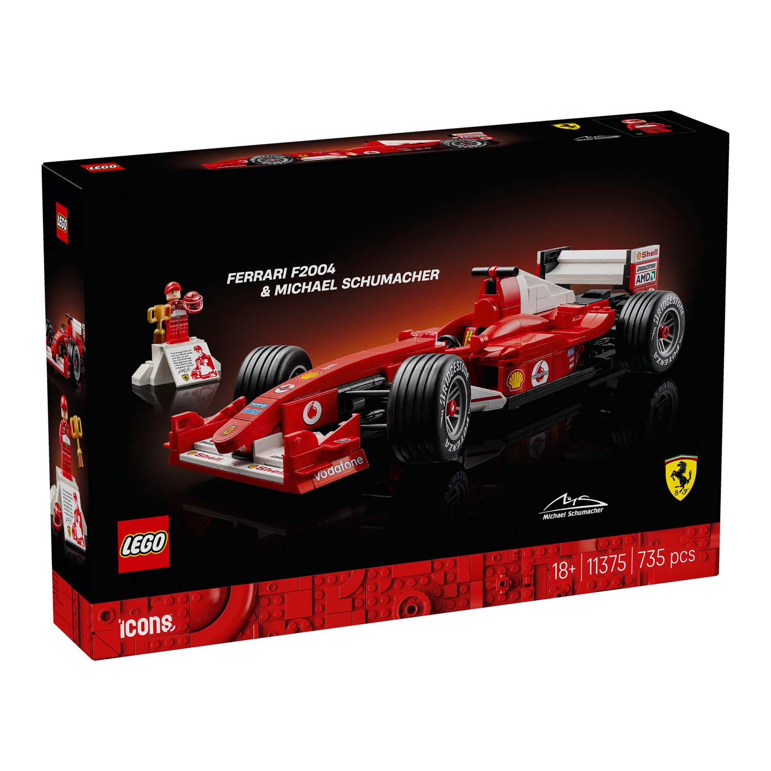 LEGO® Set 11375 Ferrari F2004 und Michael Schumacher