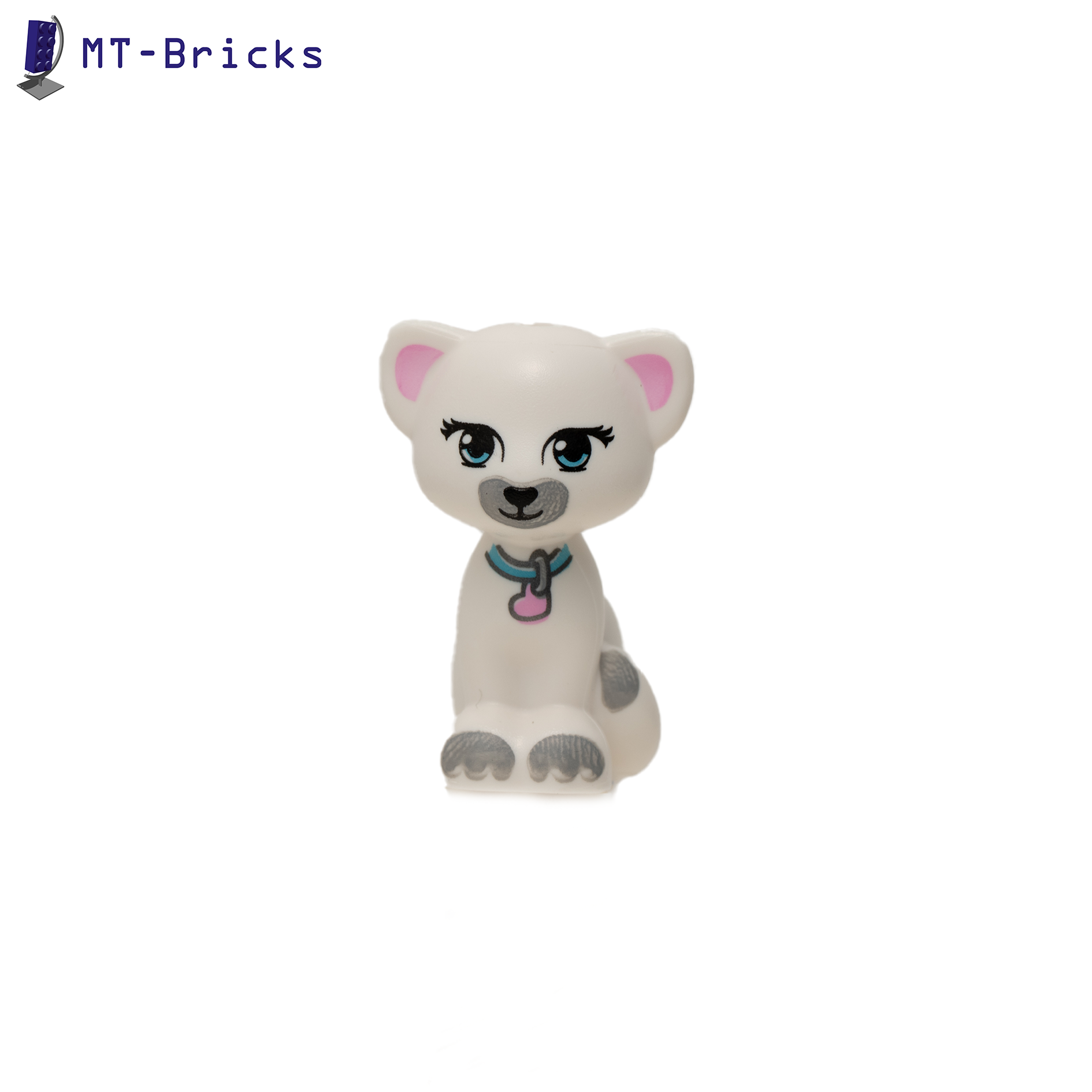 LEGO® Tiere Katze Weiß, Friends Style - 11602pb02