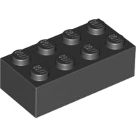 LEGO® Einzelstein Brick 2x4 Black
