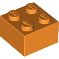 LEGO® Einzelstein Brick 2x2 Bright Orange