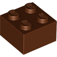 LEGO® Einzelstein Brick 2x2 Reddish Brown