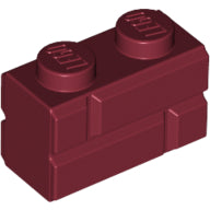 LEGO® Einzelstein Profile Brick 1x2 Single Gro. Dark Red