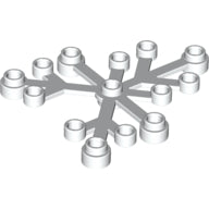 LEGO® Einzelstein Limb Element (Plant Leaves 6x5) White