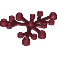 LEGO® Einzelstein Limb Element (Plant Leaves 6x5) Dark Red