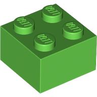 LEGO® Einzelstein Brick 2x2 Bright Green (Hellgrün)