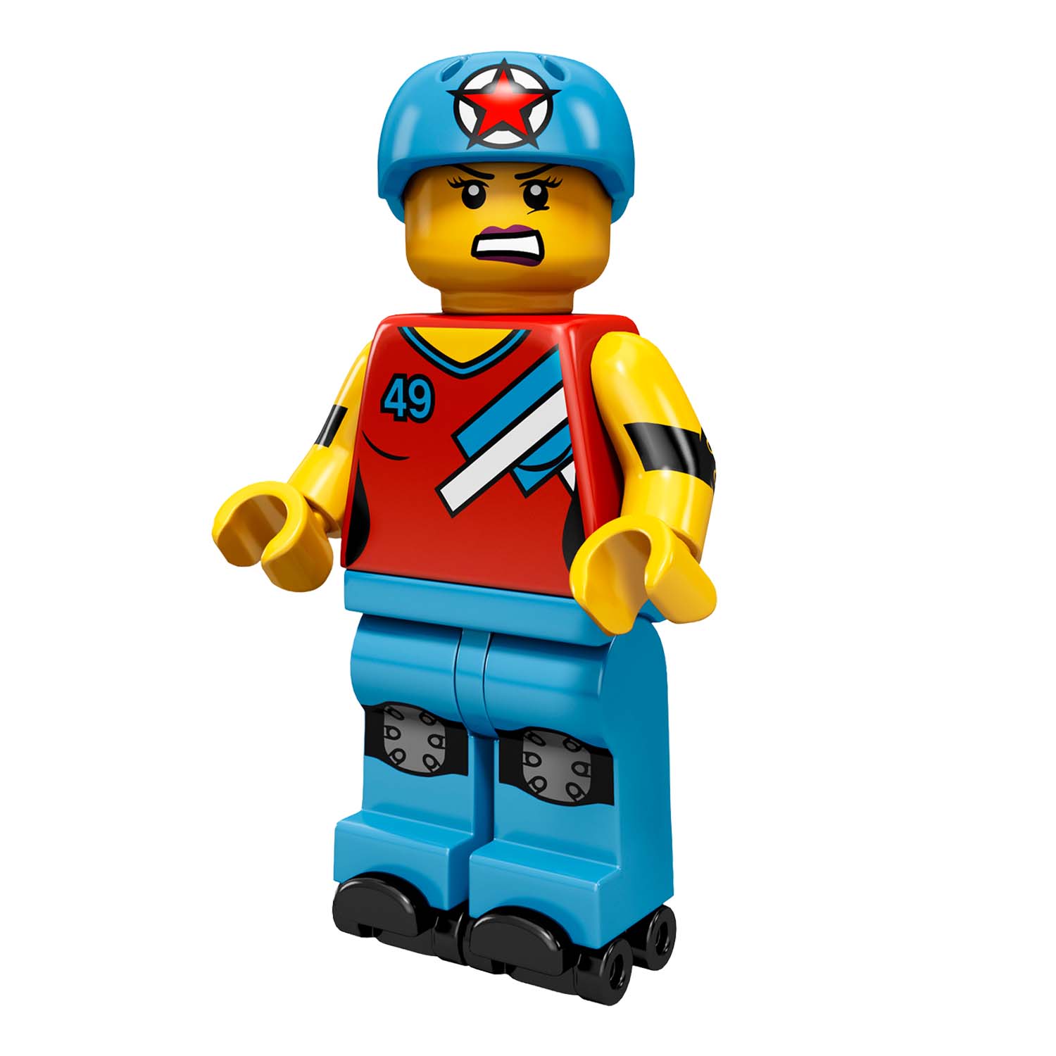 LEGO® Minifigur Roller Derby Girl - col09-8
