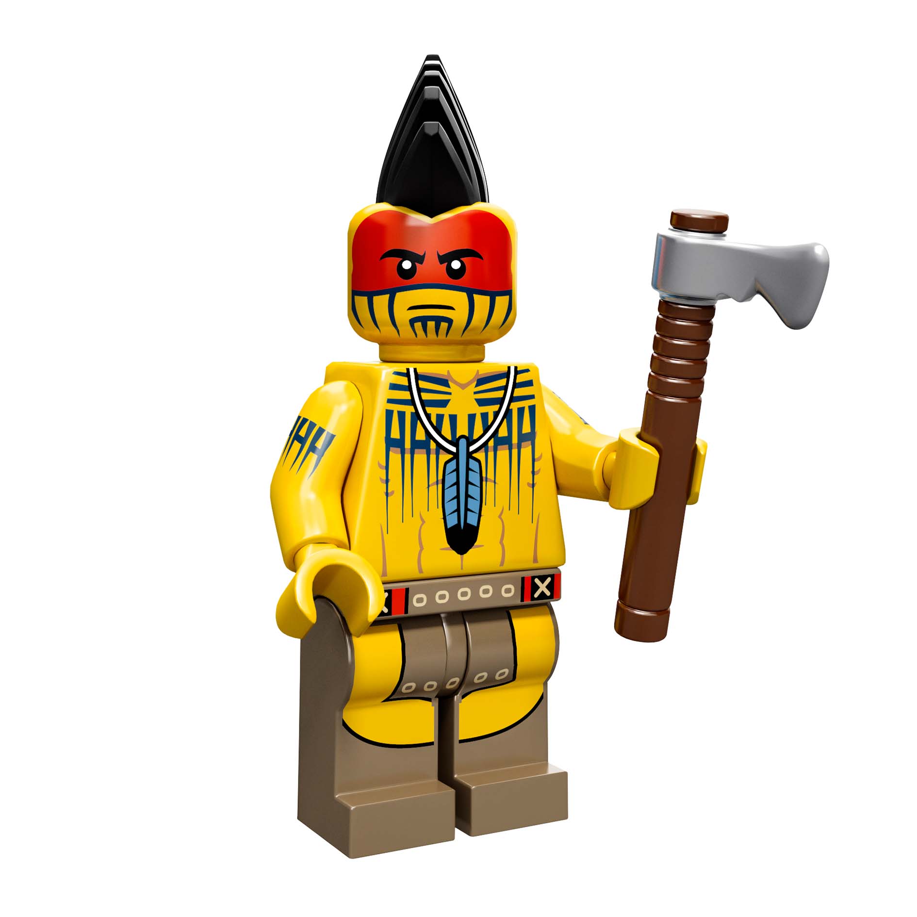 LEGO® Minifigur Tomahawk Warrior - col10-5