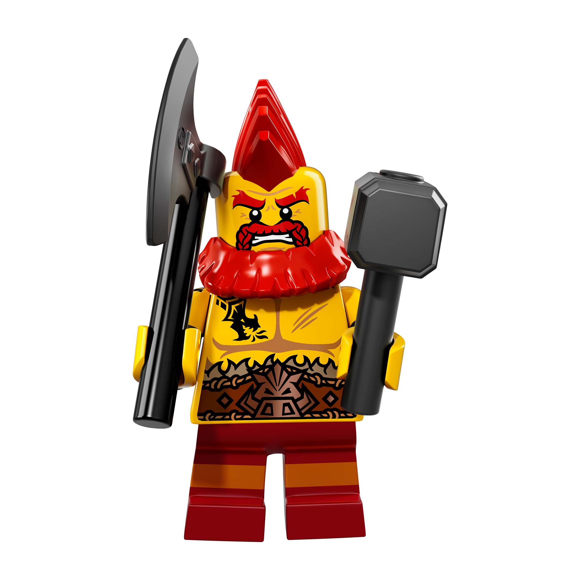 LEGO® Minifigur Battle Dwarf - col17-10
