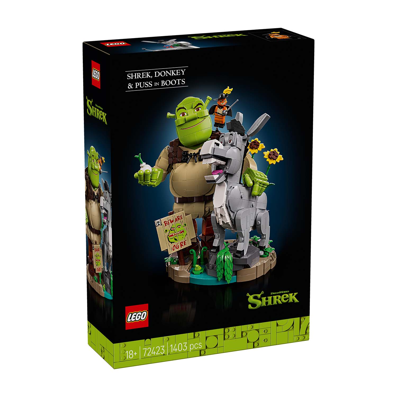 72423 Shrek, Esel und Der Gestiefelte Kater