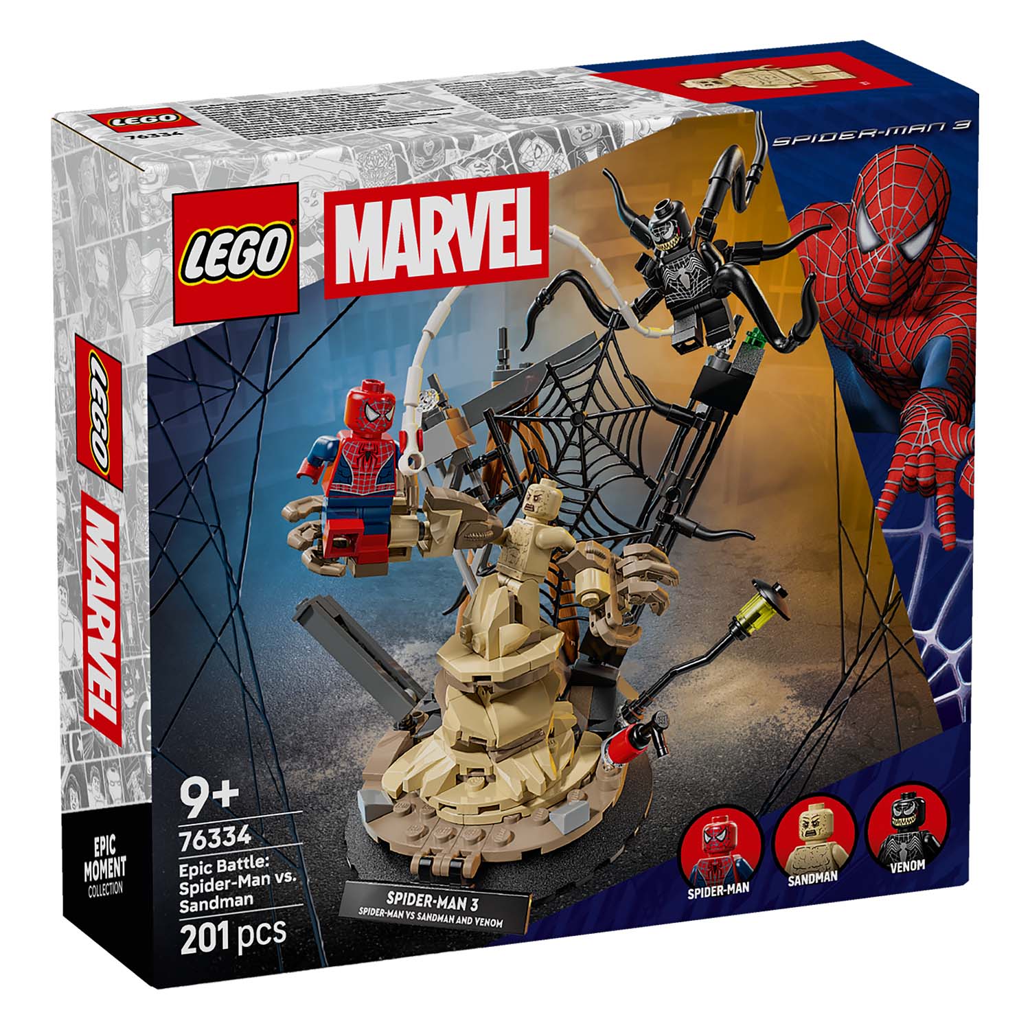 LEGO® Set 76334 Großer Showdown: Spider-Man vs. Sandman