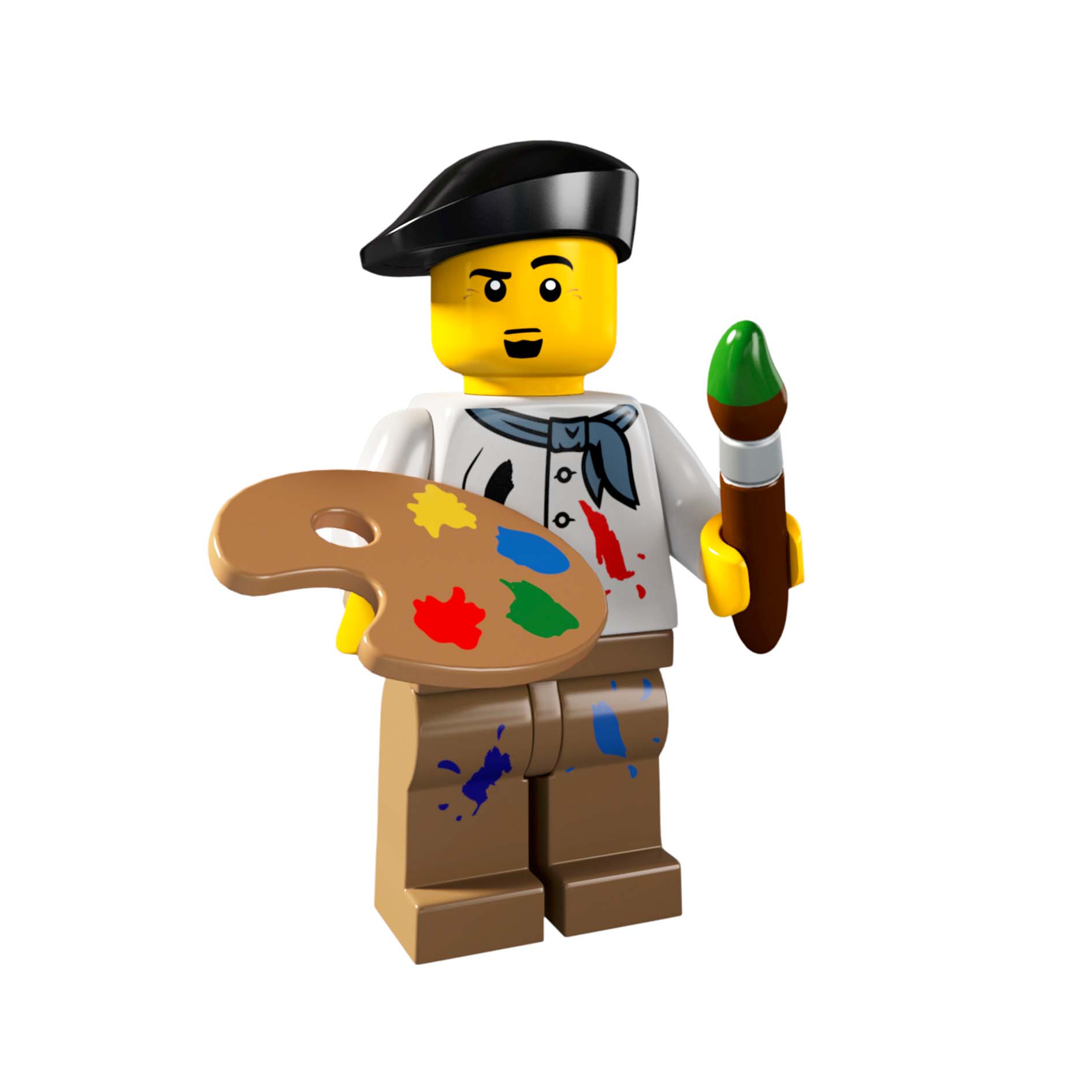 LEGO® Minifigur Artist - col04-14