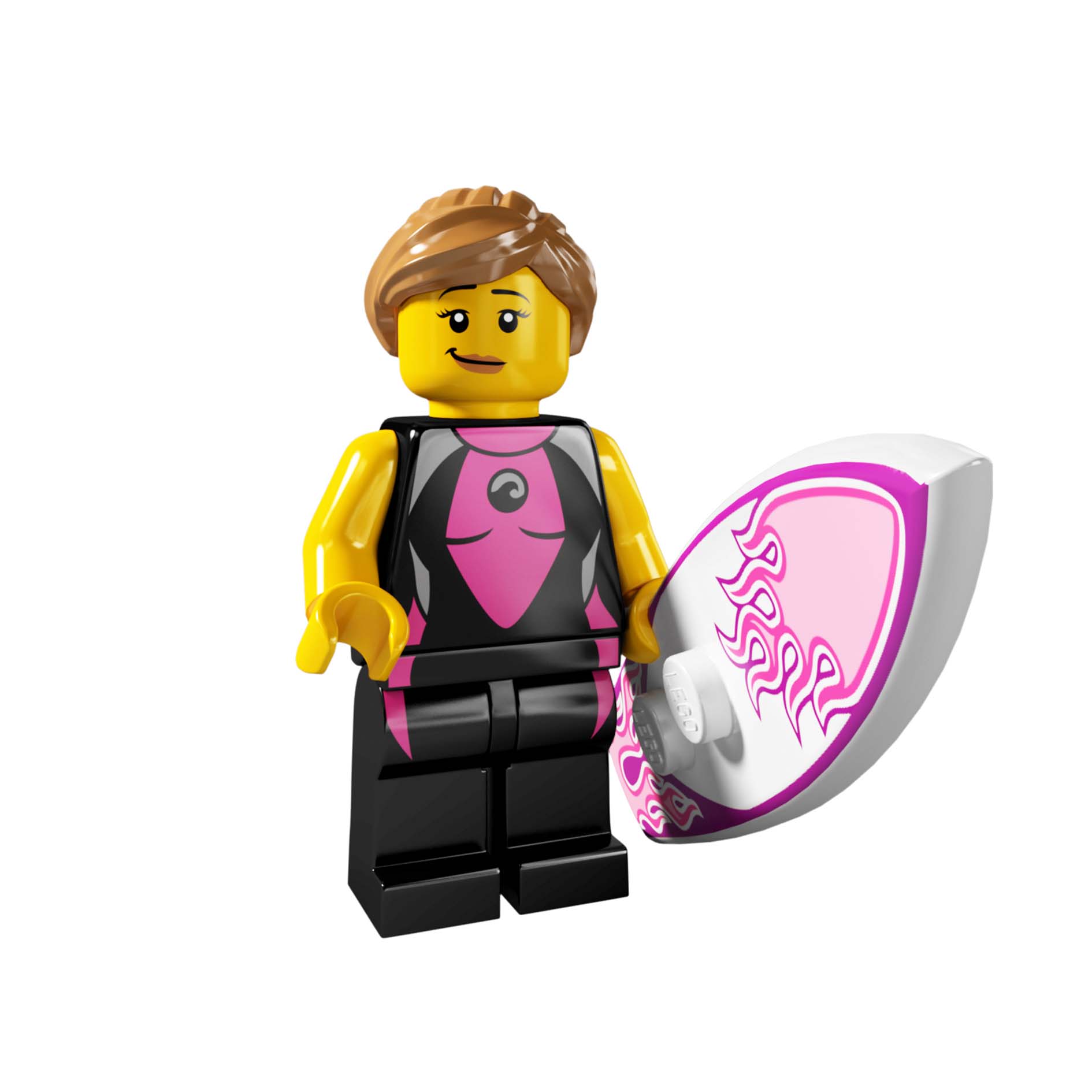 LEGO® Minifigur Surfer Girl - col04-5
