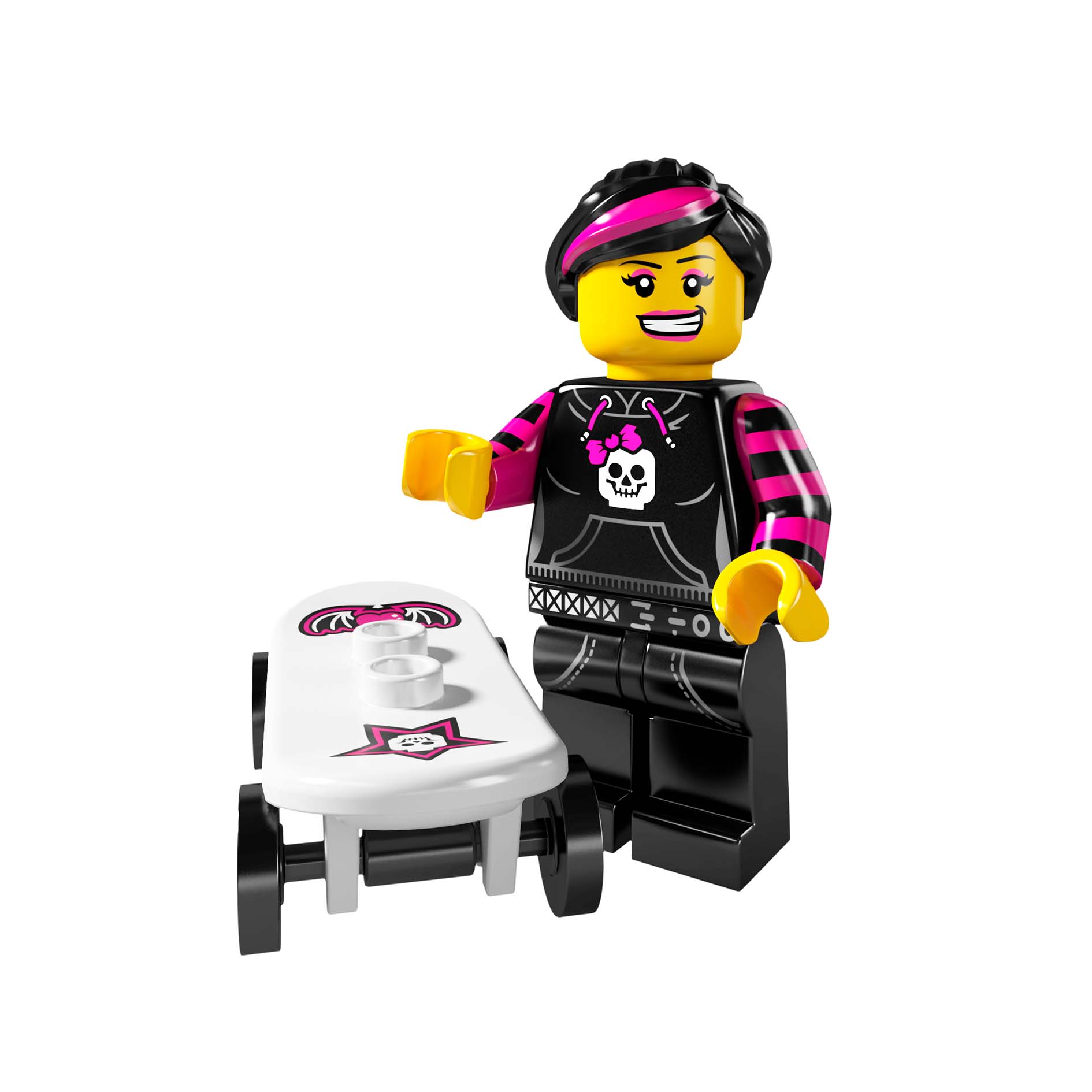 LEGO® Minifigur Skater Girl - col06-12