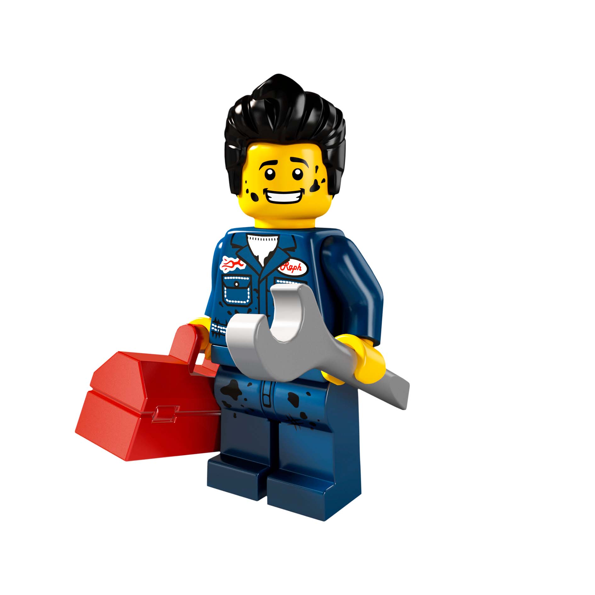 LEGO® Minifigur Mechanic - col06-15
