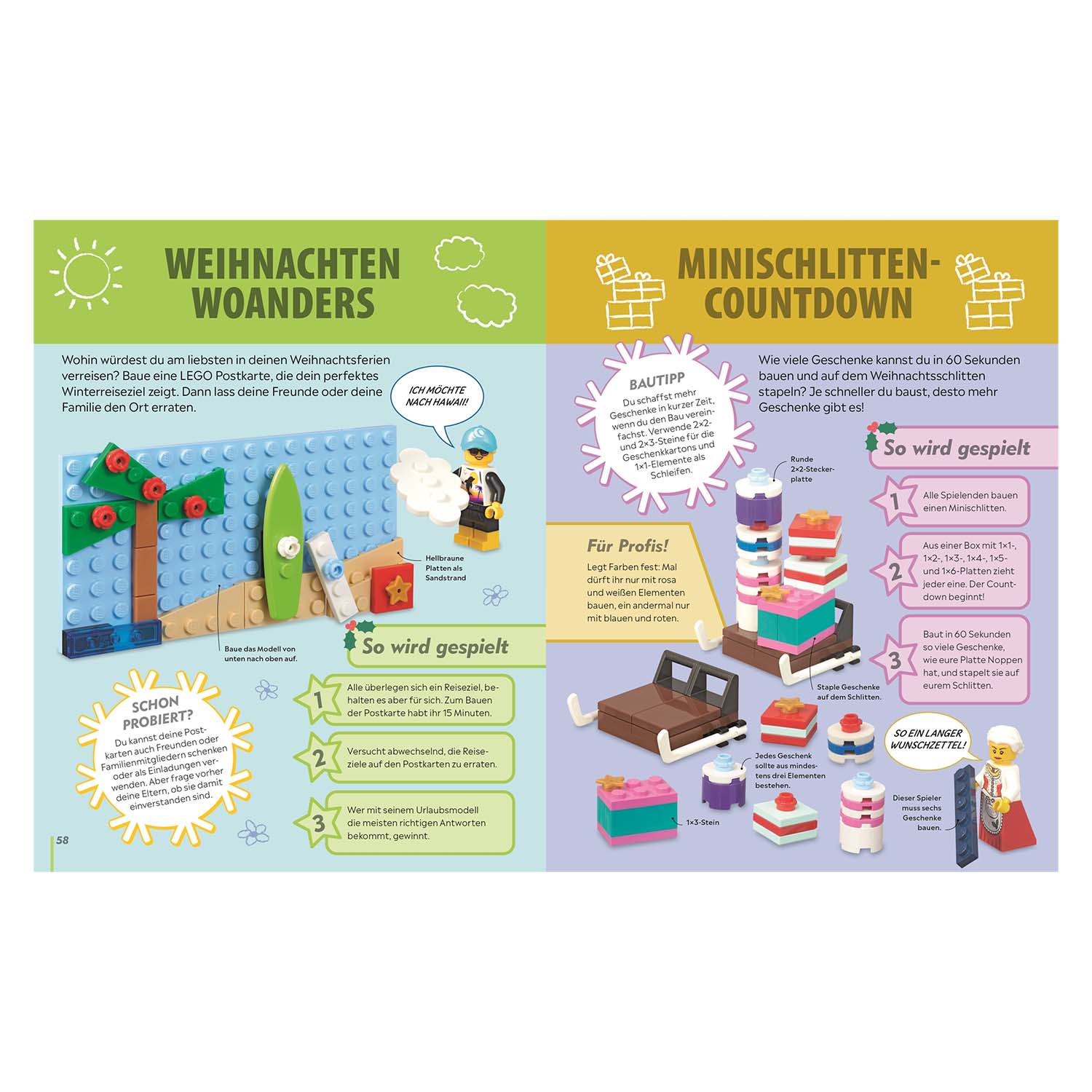 LEGO® Buch LEGO® Weihnachten Das Spielebuch