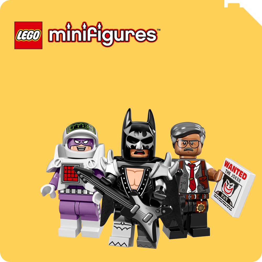 Themebutton mit drei LEGO® Minifiguren