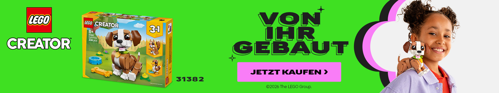 Werbebanner "Girls - von Ihr gebaut"