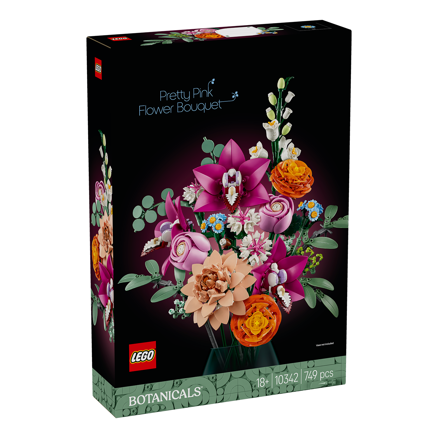 LEGO® Set 10342 Schöner Rosafarbener Blumenstrauß