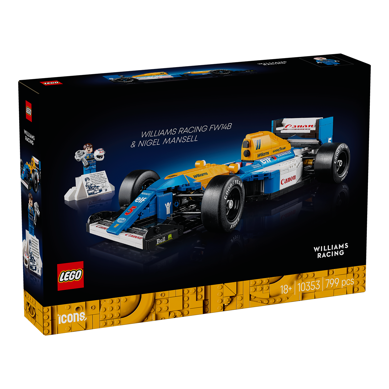 LEGO® Set 10353 Williams Racing FW14B mit Nigel Mansell