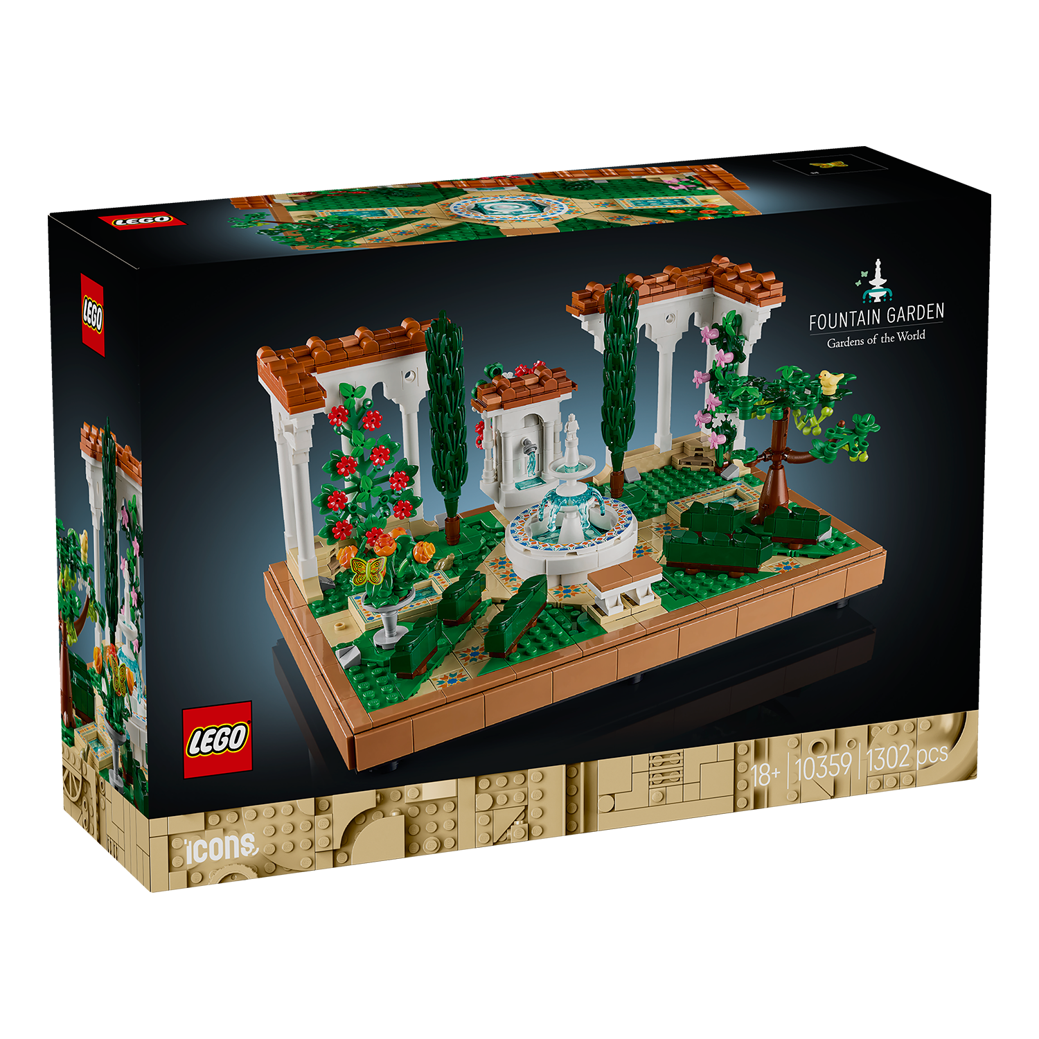 LEGO® Set 10359 Springbrunnengarten