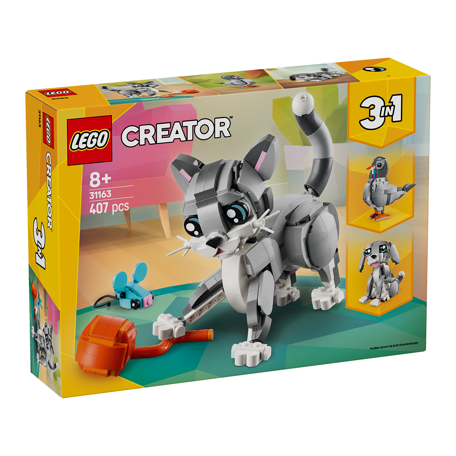 LEGO® Set 31163 Graue Katze