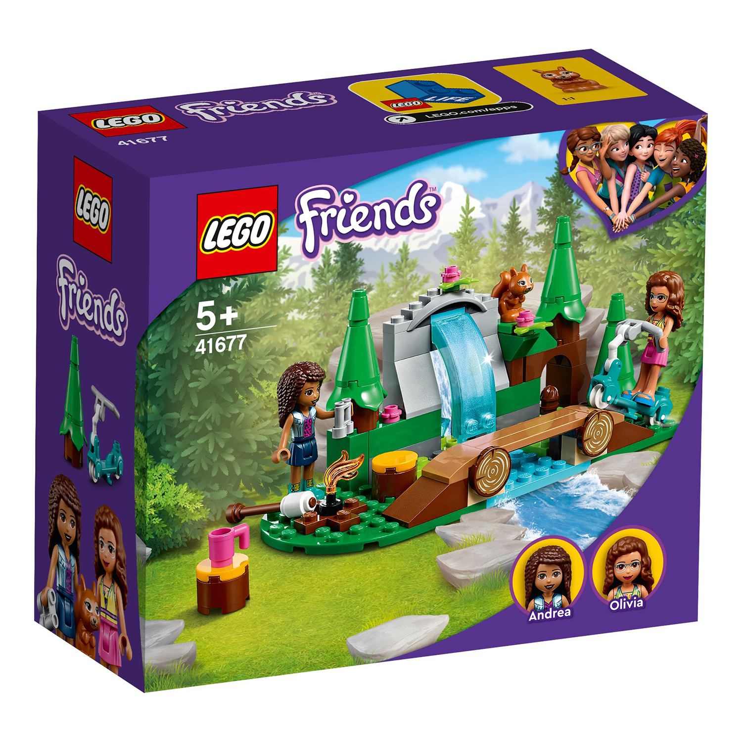 LEGO® Set 41677 Wasserfall im Wald