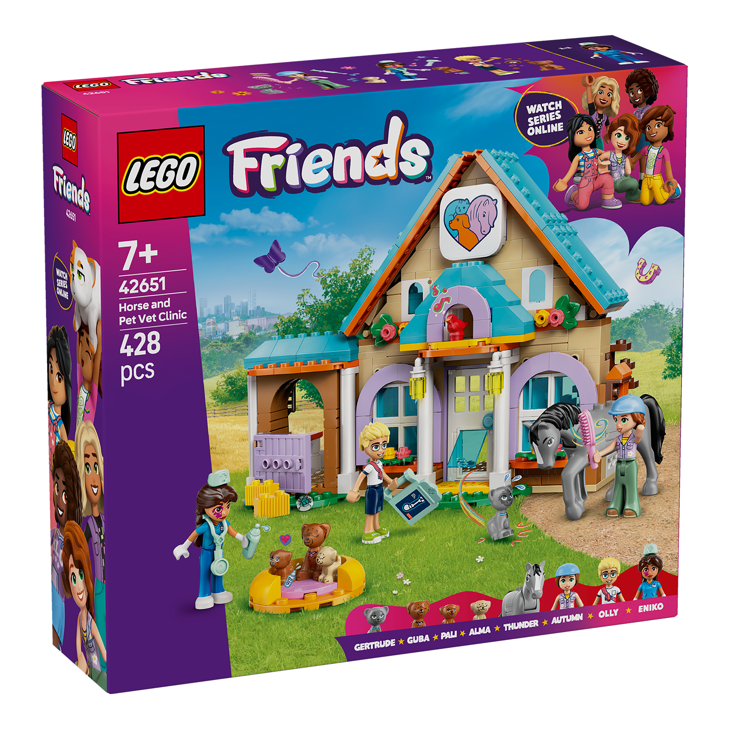 LEGO® Set 42651 Tierarztpraxis für Pferde und Haustiere