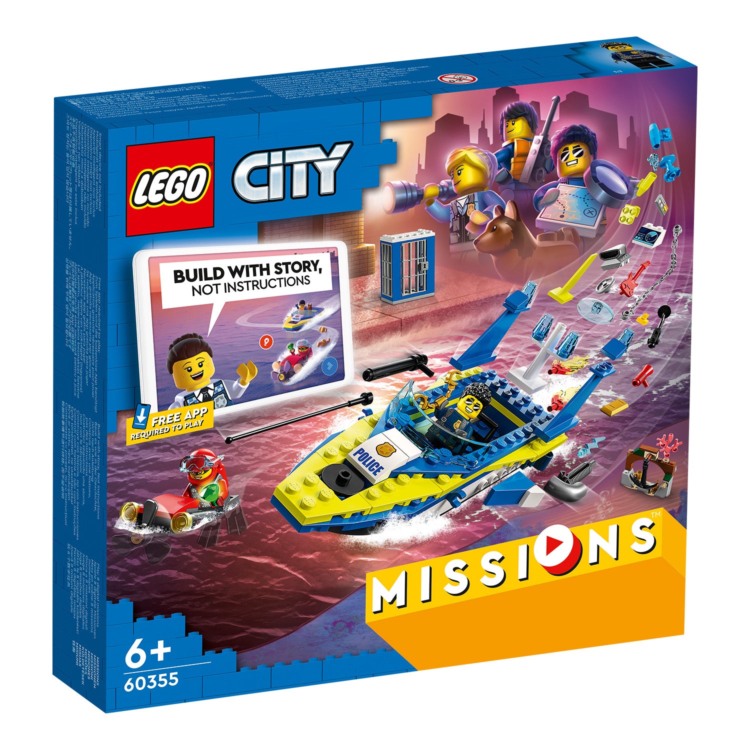LEGO® Set 60355 Detektivmissionen der Wasserpolizei