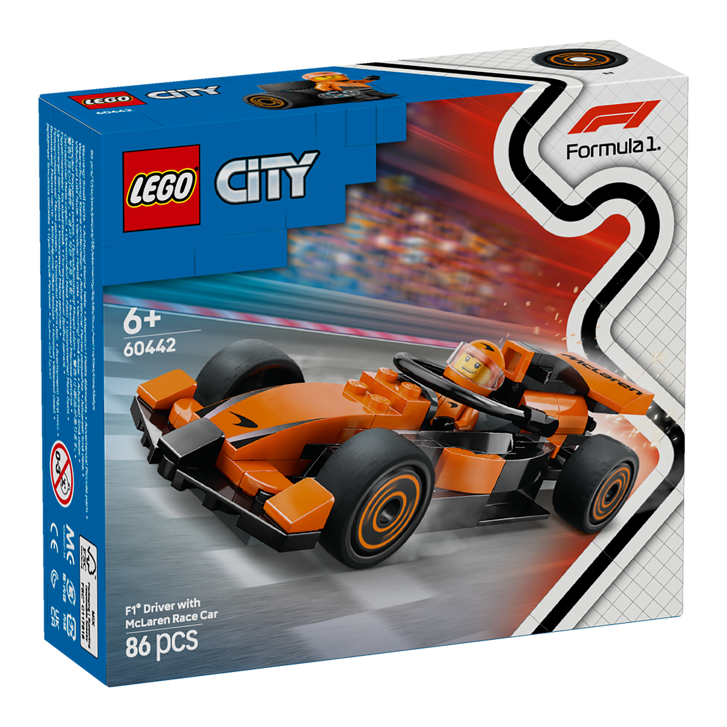 LEGO® Set 60442 F1® Rennfahrer mit McLaren Rennauto
