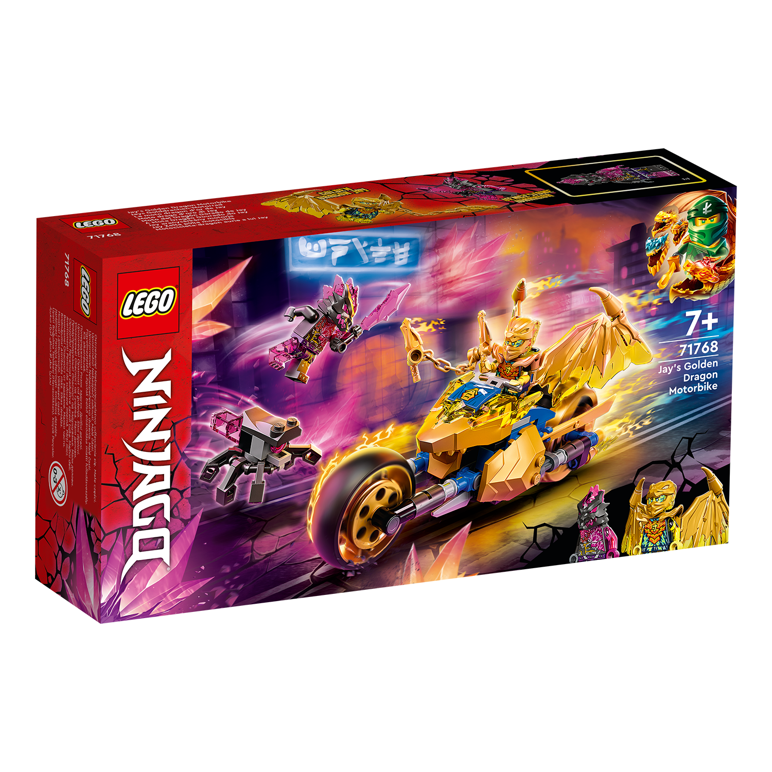 LEGO® Set 71768 Jays Golddrachen-Motorrad