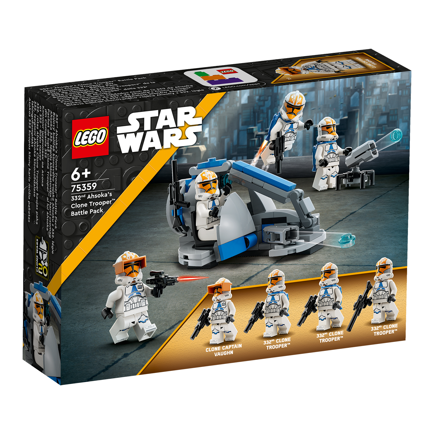 LEGO® Set 75359 Ahsokas Clone Trooper™ der 332. Kompanie – Battle Pack
