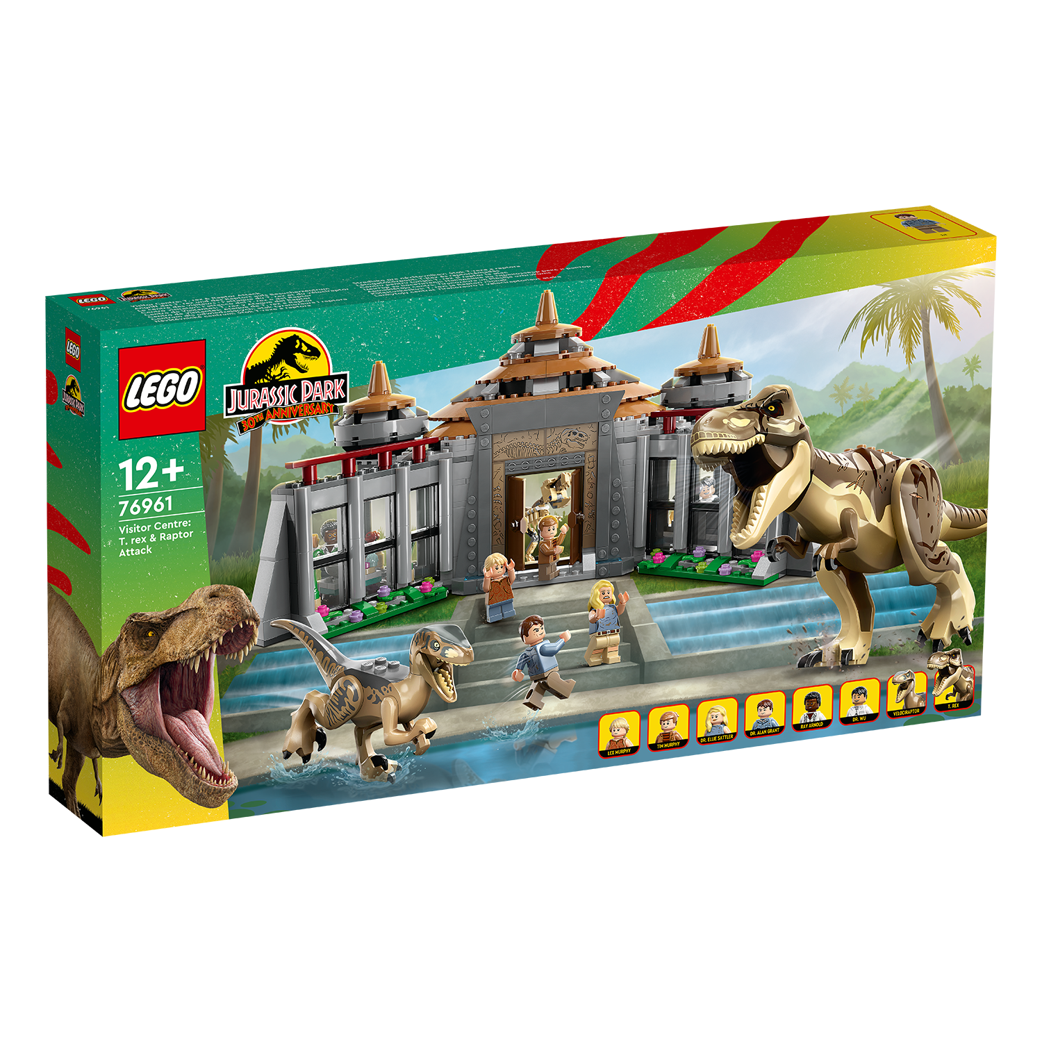 LEGO® Set 76961 Angriff des T.Rex und des Raptors aufs Besucherzentrum