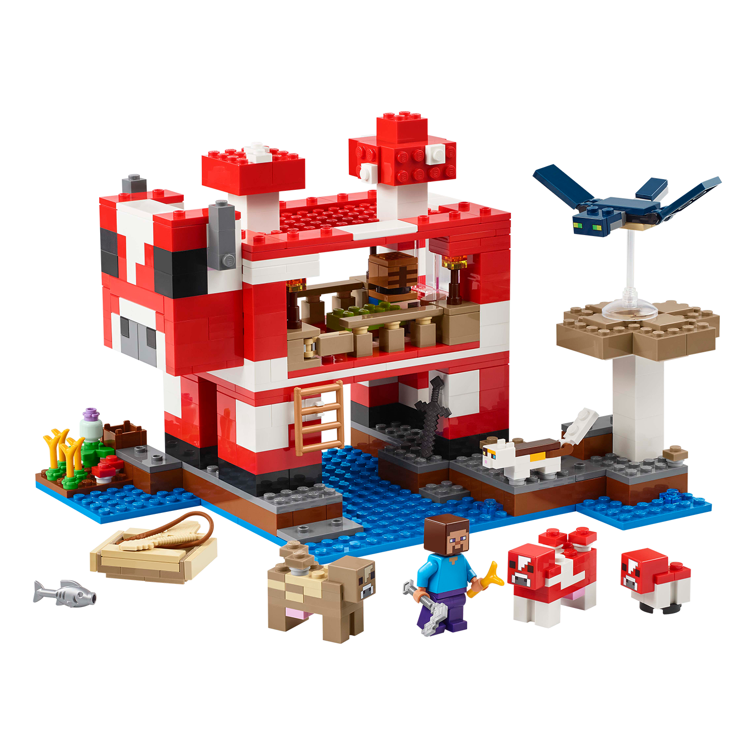 LEGO® Set 21270 Das Pilzkuh-Haus