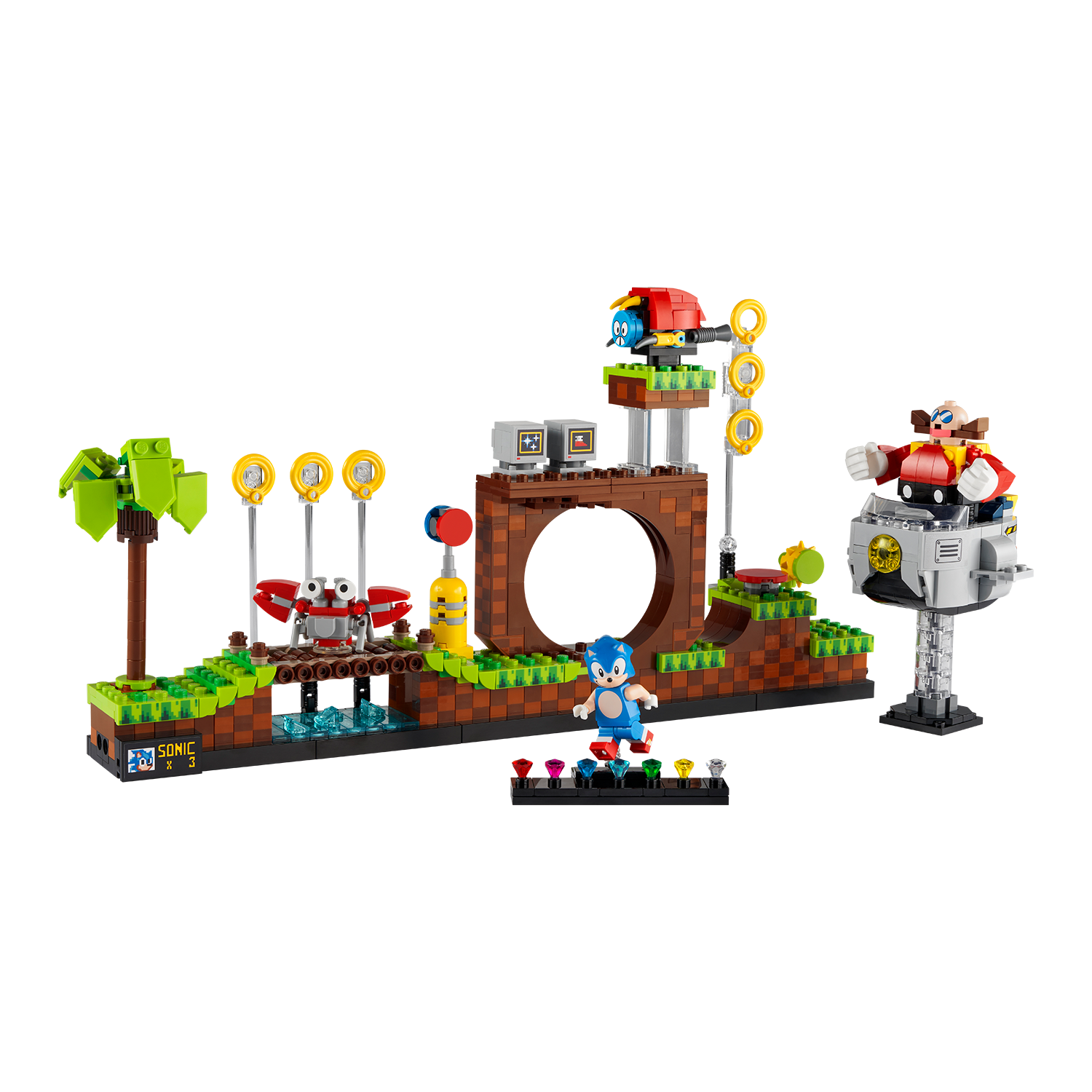 LEGO® Set 21331 Sonic the Hedgehog™ – Green Hill Zone