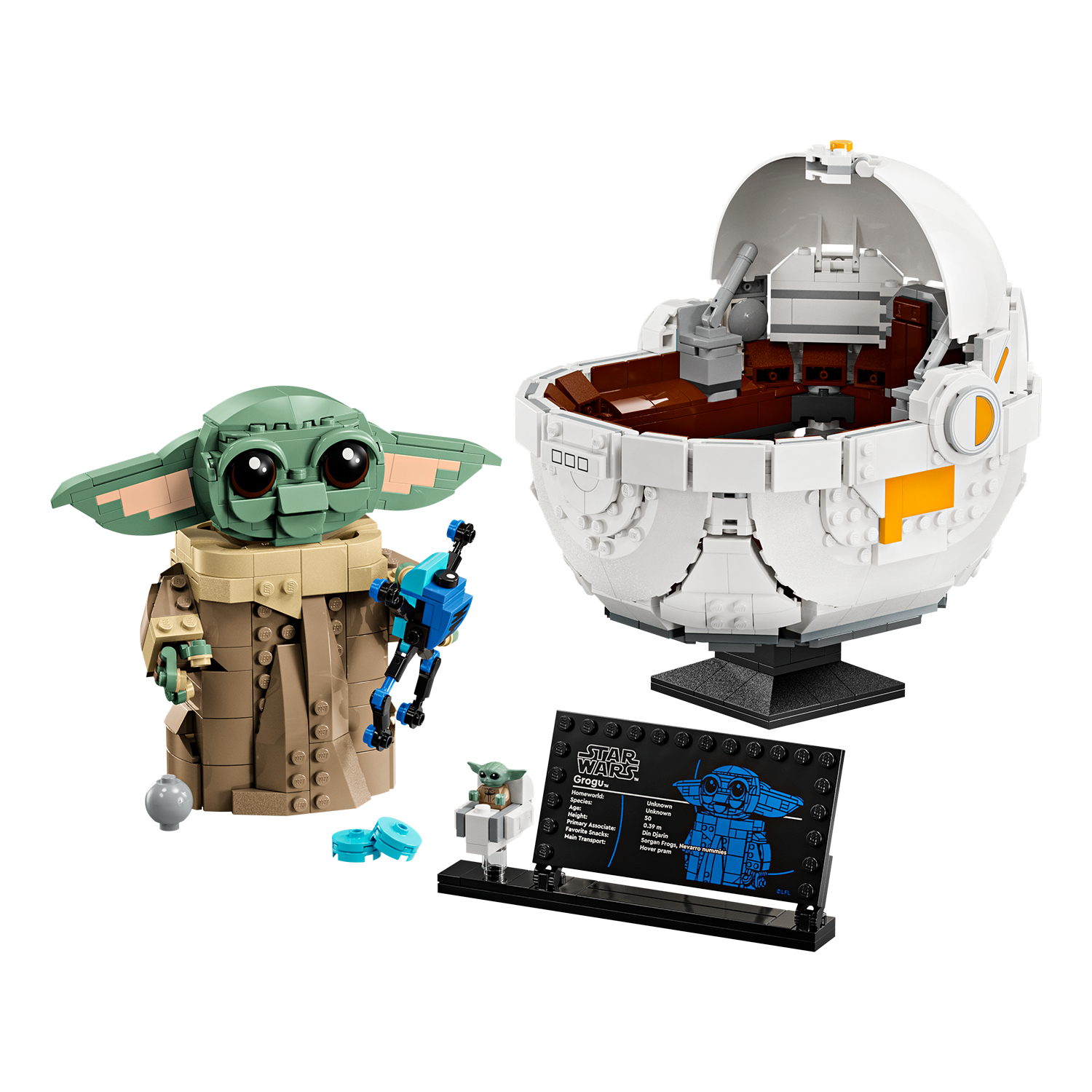 LEGO® Set 75403 Grogu™ in seiner Repulsorwiege