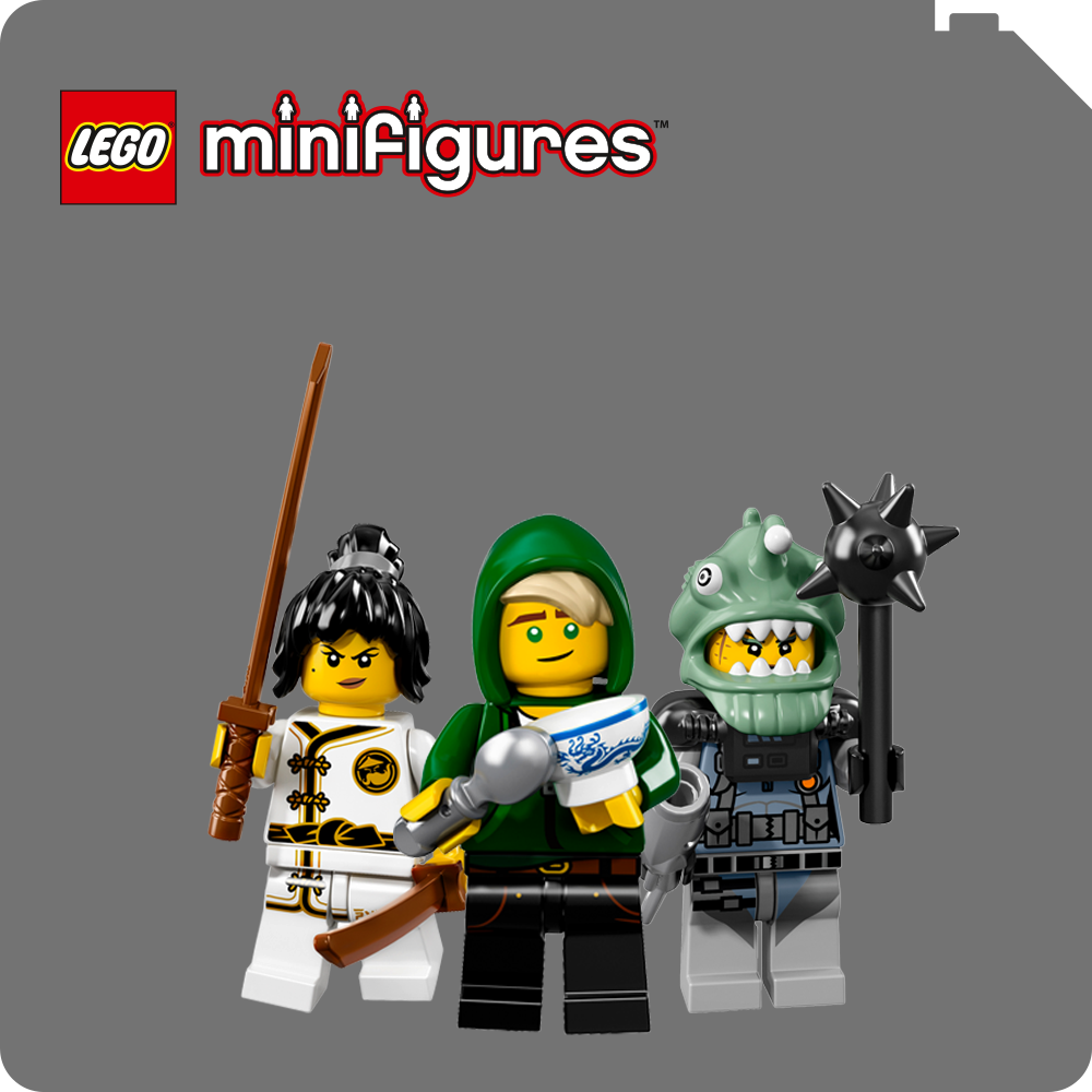 Themebutton mit drei LEGO® Minifiguren