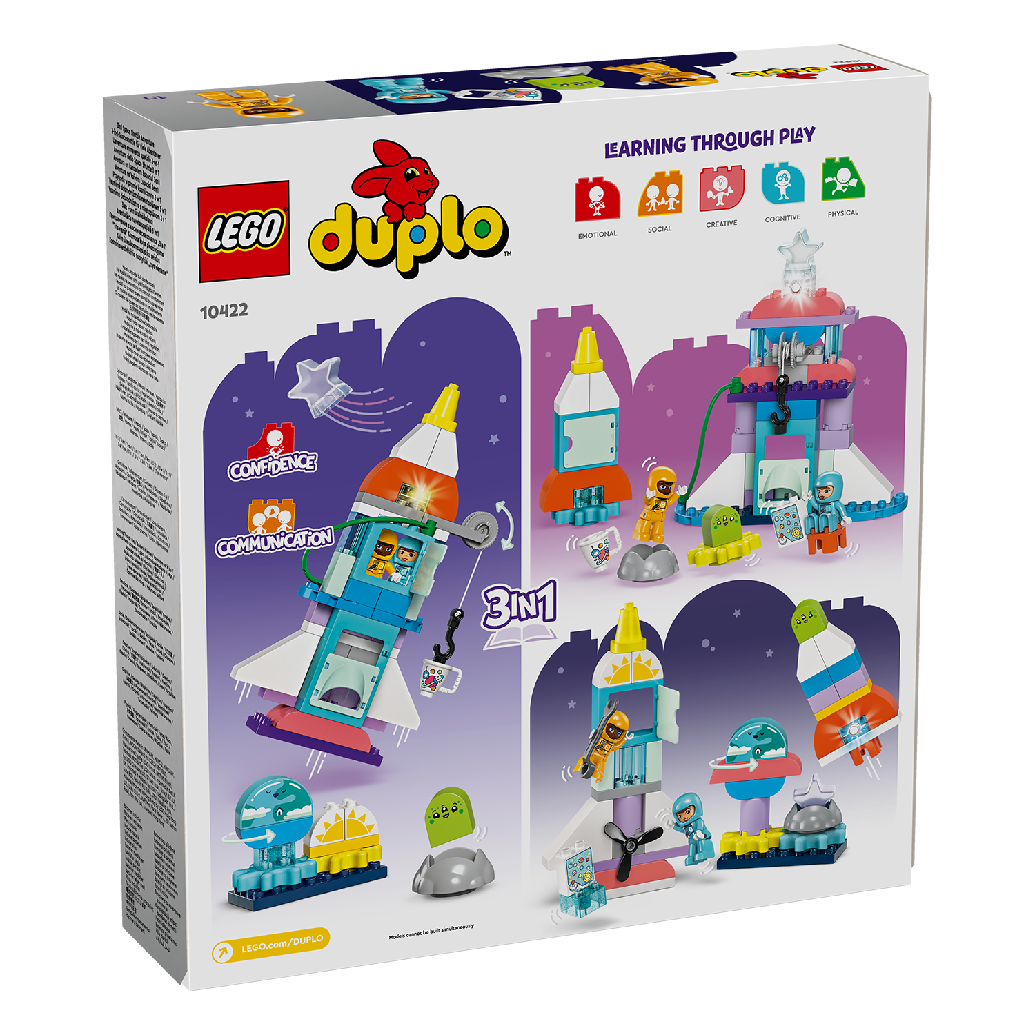 LEGO® Set 10422 3-in-1-Spaceshuttle für viele Abenteuer