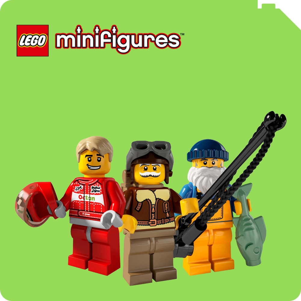 Themebutton mit drei LEGO® Minifiguren