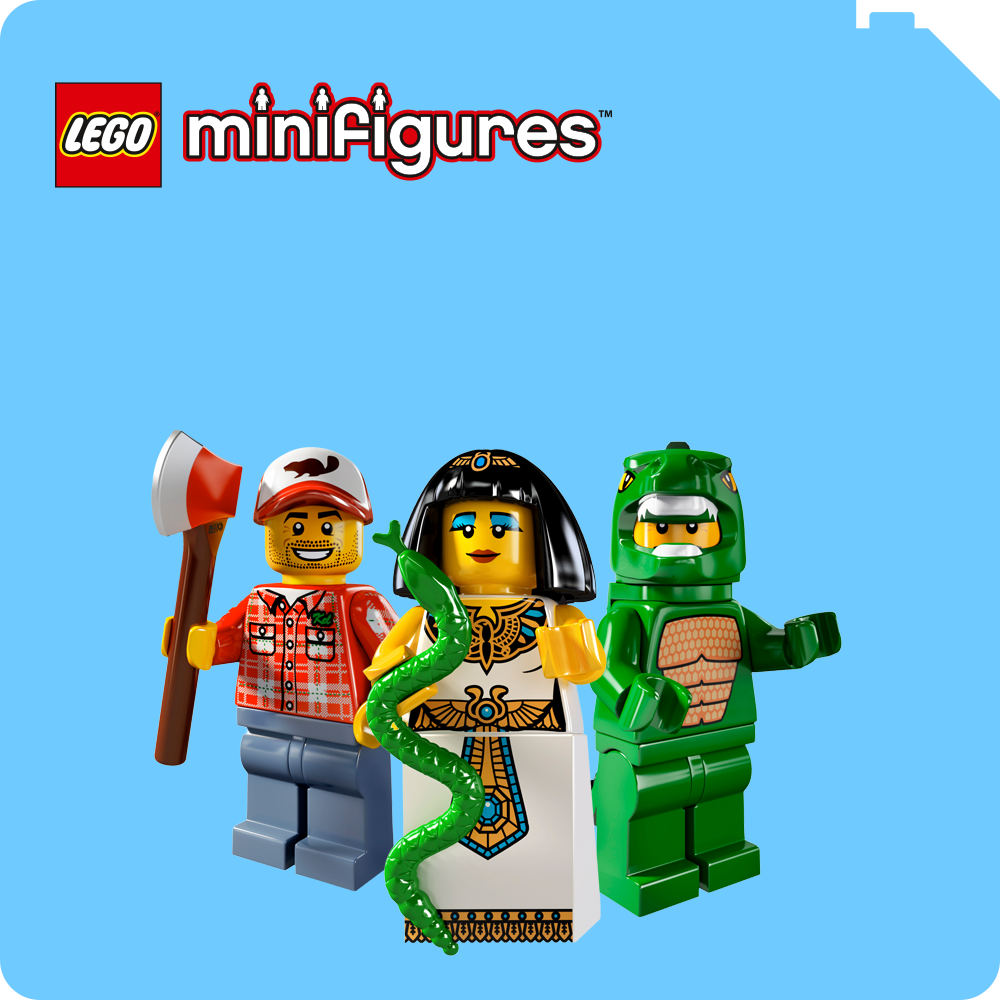 Themebutton mit drei LEGO® Minifiguren