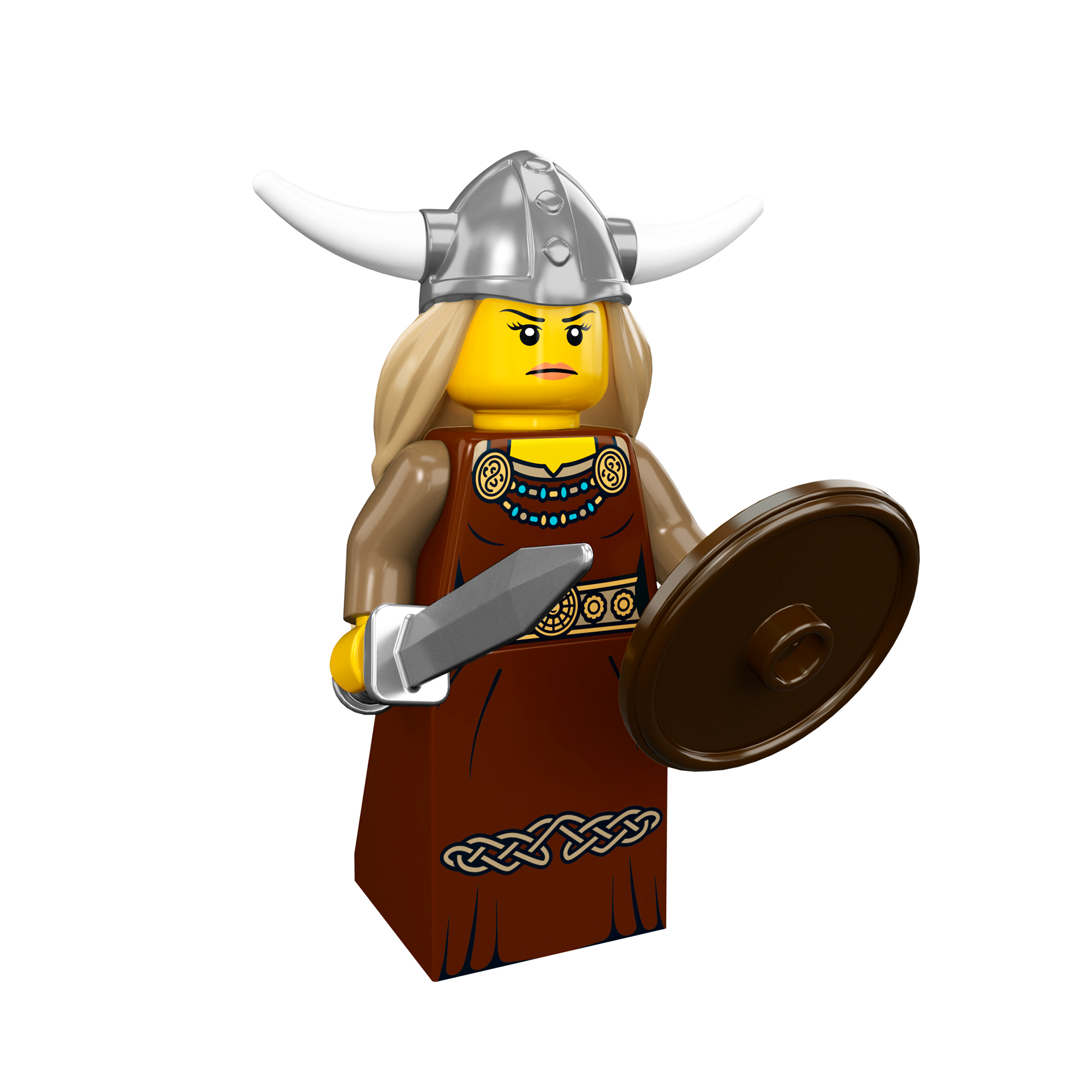 LEGO® Minifigur Viking Woman - col07-13