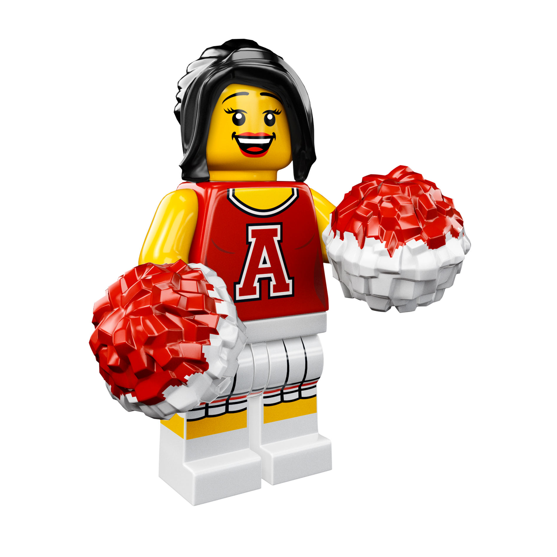 LEGO® Minifigur Red Cheerleader - col08-13