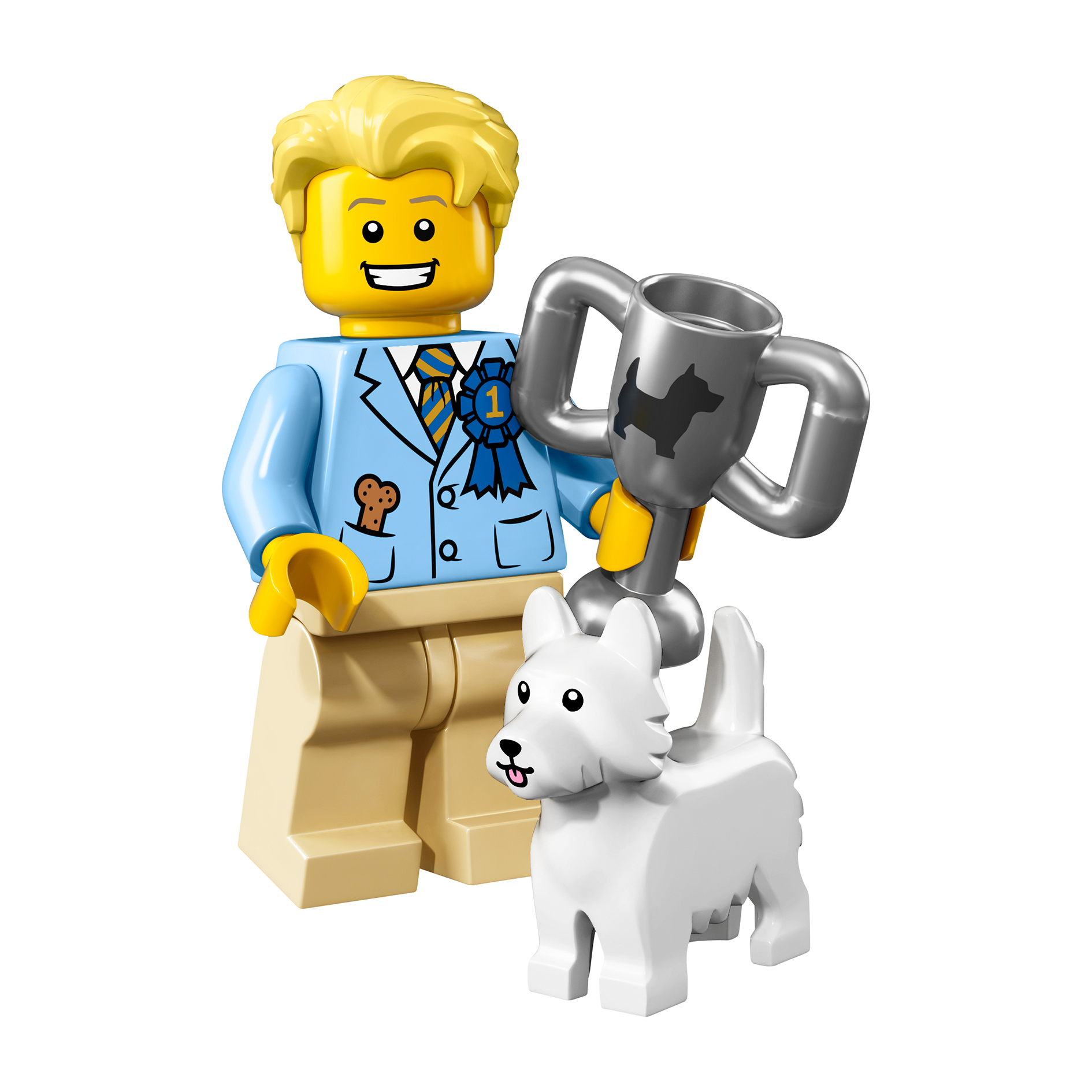 LEGO® Minifigur Dog Show Winner - col16-12