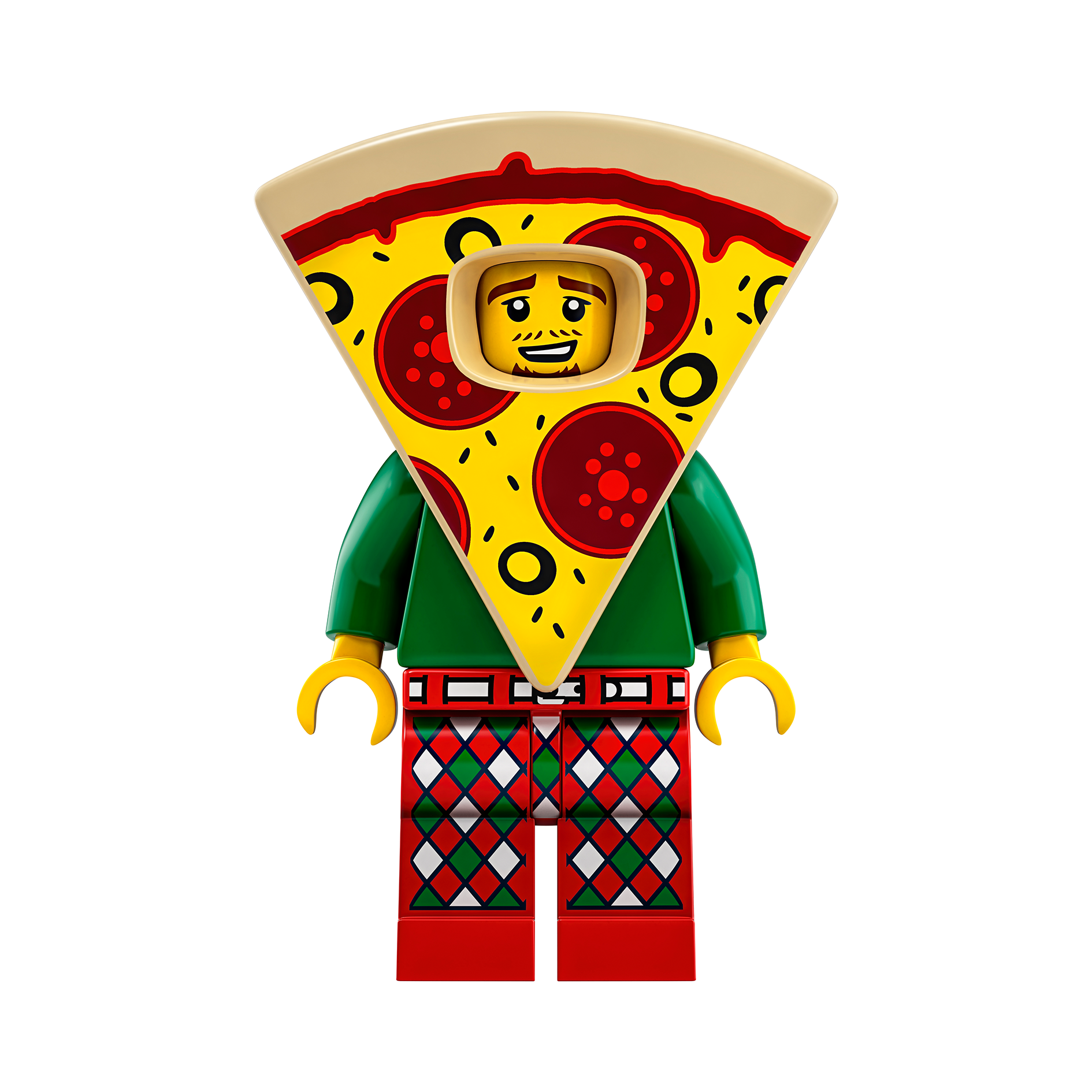 LEGO® Minifigur Pizza Costume Guy - col19-10