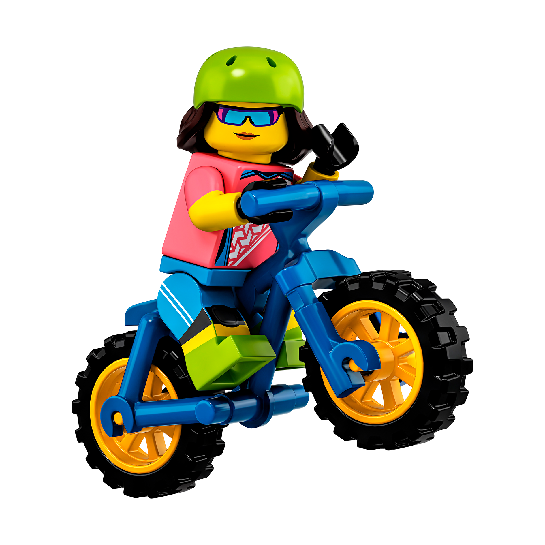 LEGO® Minifigur Mountain Biker - col19-16
