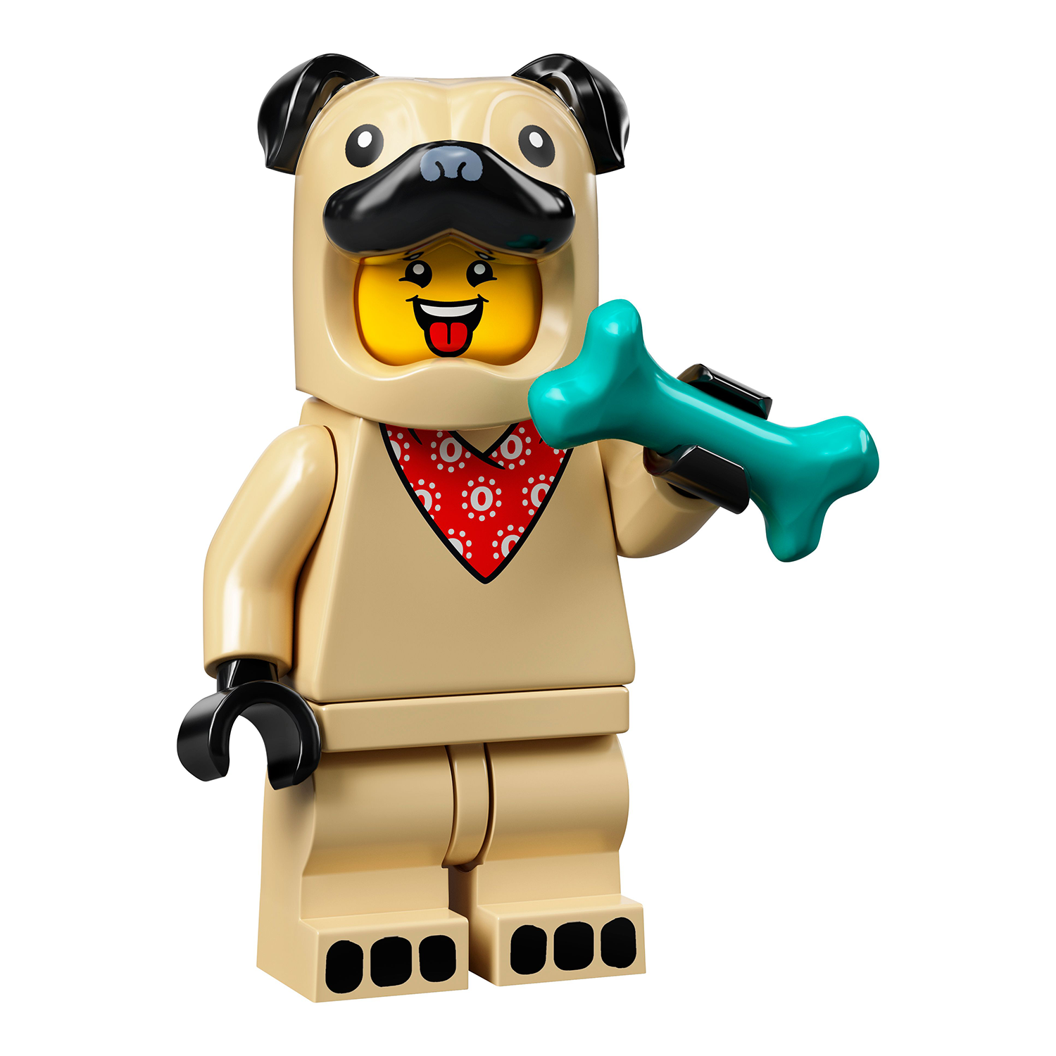 LEGO® Minifigur Pug Costume Guy - col21-5