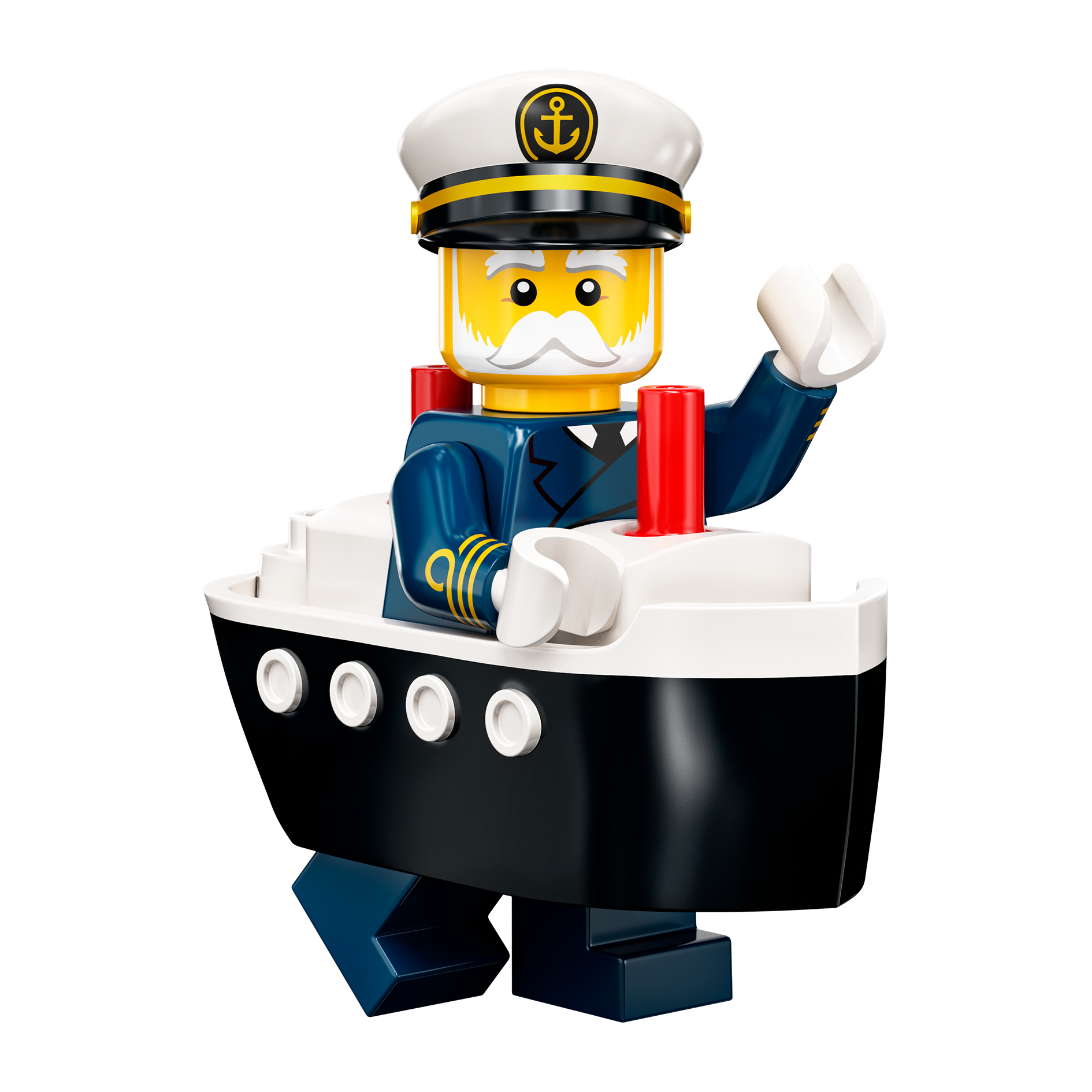 LEGO® Minifigur Ferry Captain - col23-10