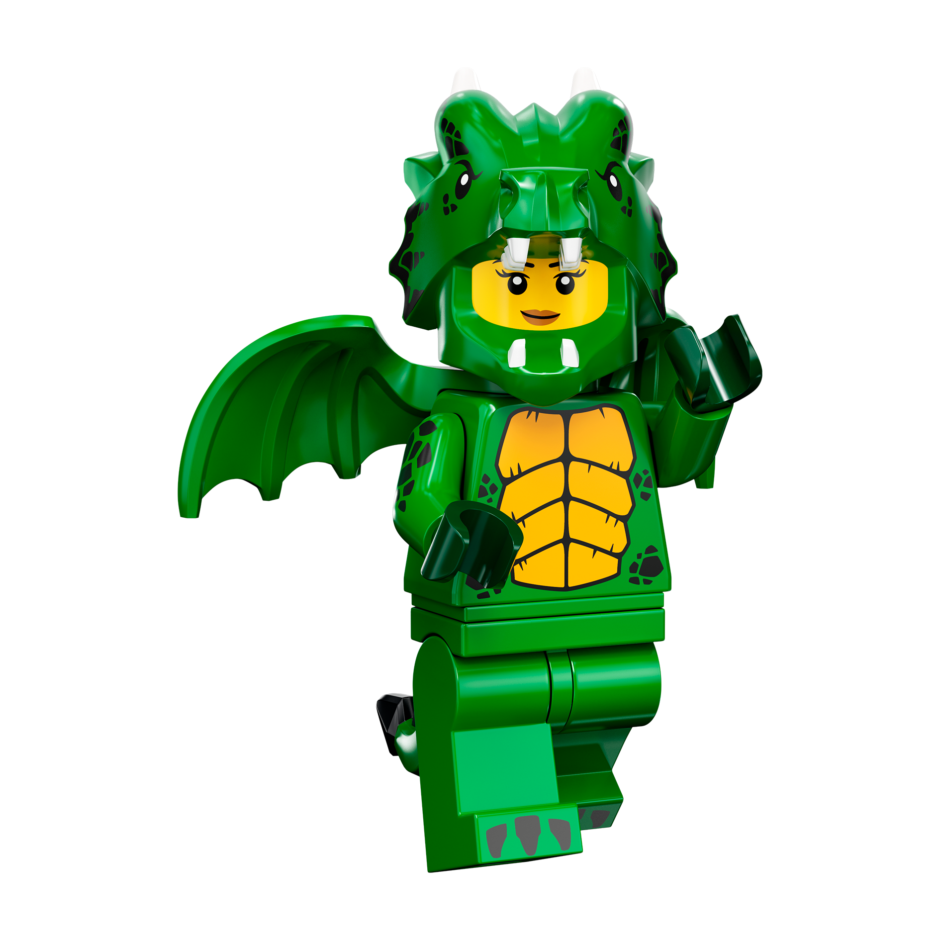 LEGO® Minifigur Green Dragon Costume - col23-12