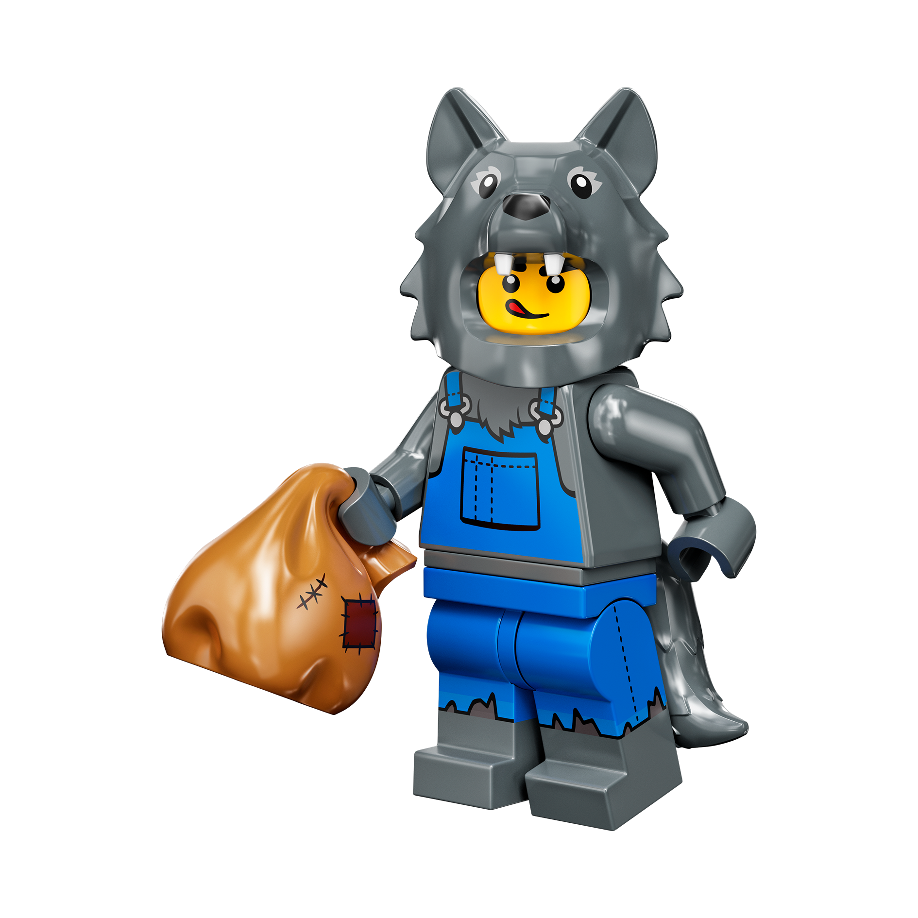 LEGO® Minifigur Wolf Costume - col23-8