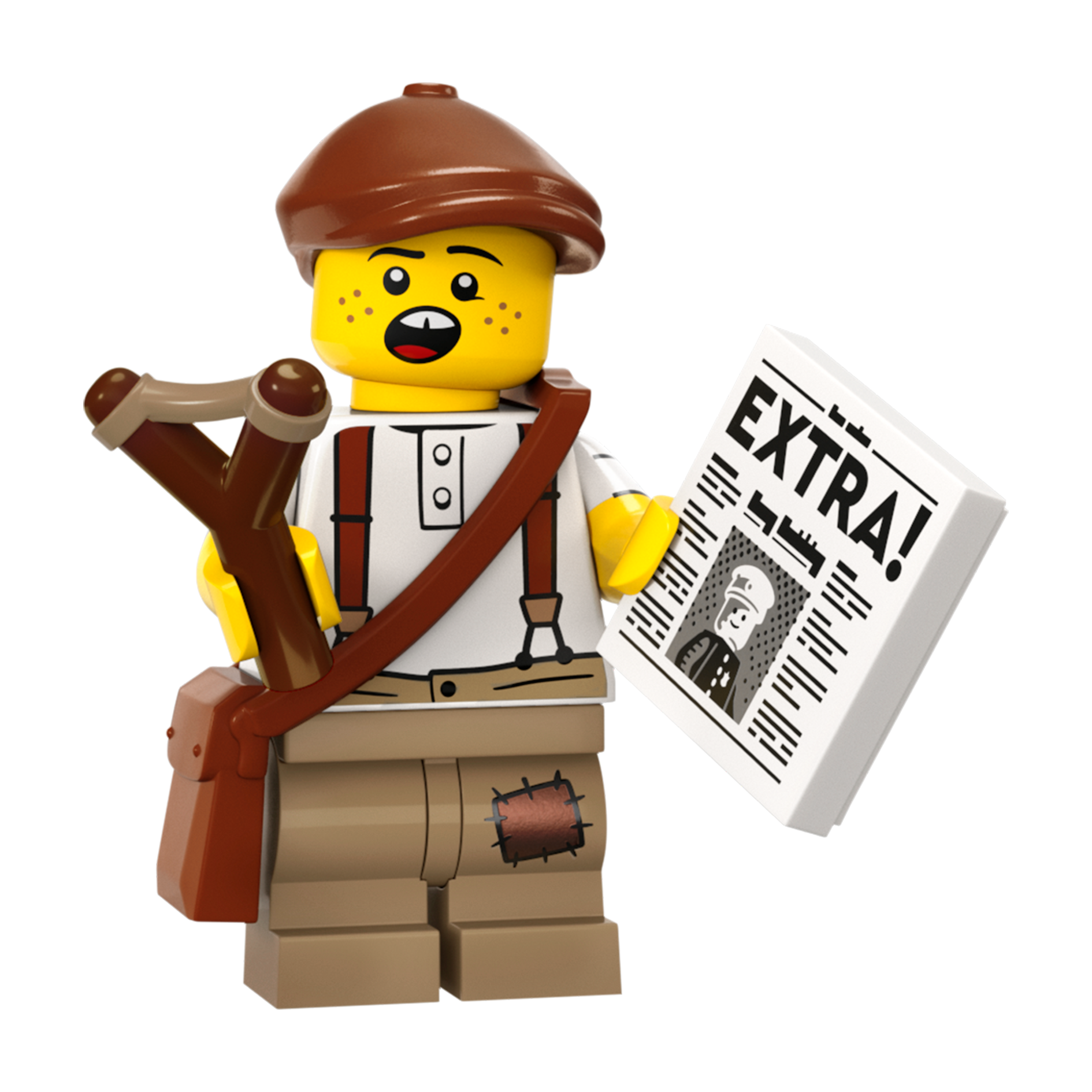 LEGO® Minifigur Newspaper Kid Series 24 - col24-12